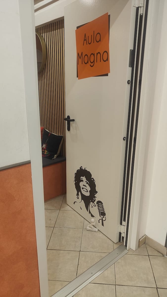 Porta acustica fonoisolante 42dB installazione